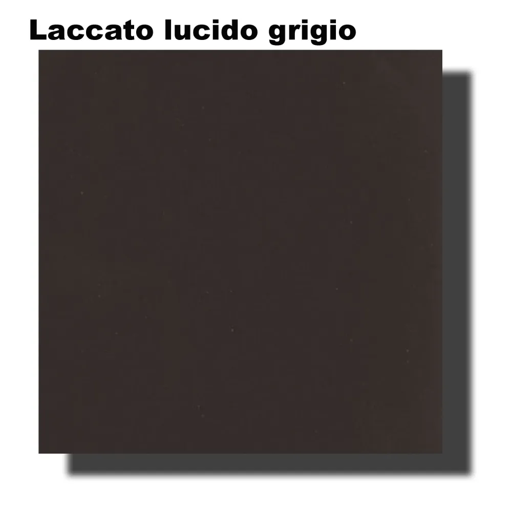 Mobile bagno sospeso Best01 cm 100x190x46 cm laccato lucido grigio