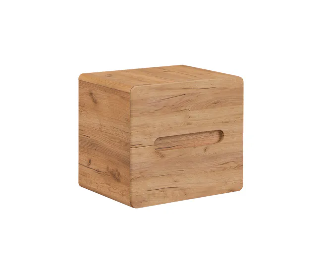 Mueble bajo lavabo 60cm encimera Arun Madera en Blanco Brillante