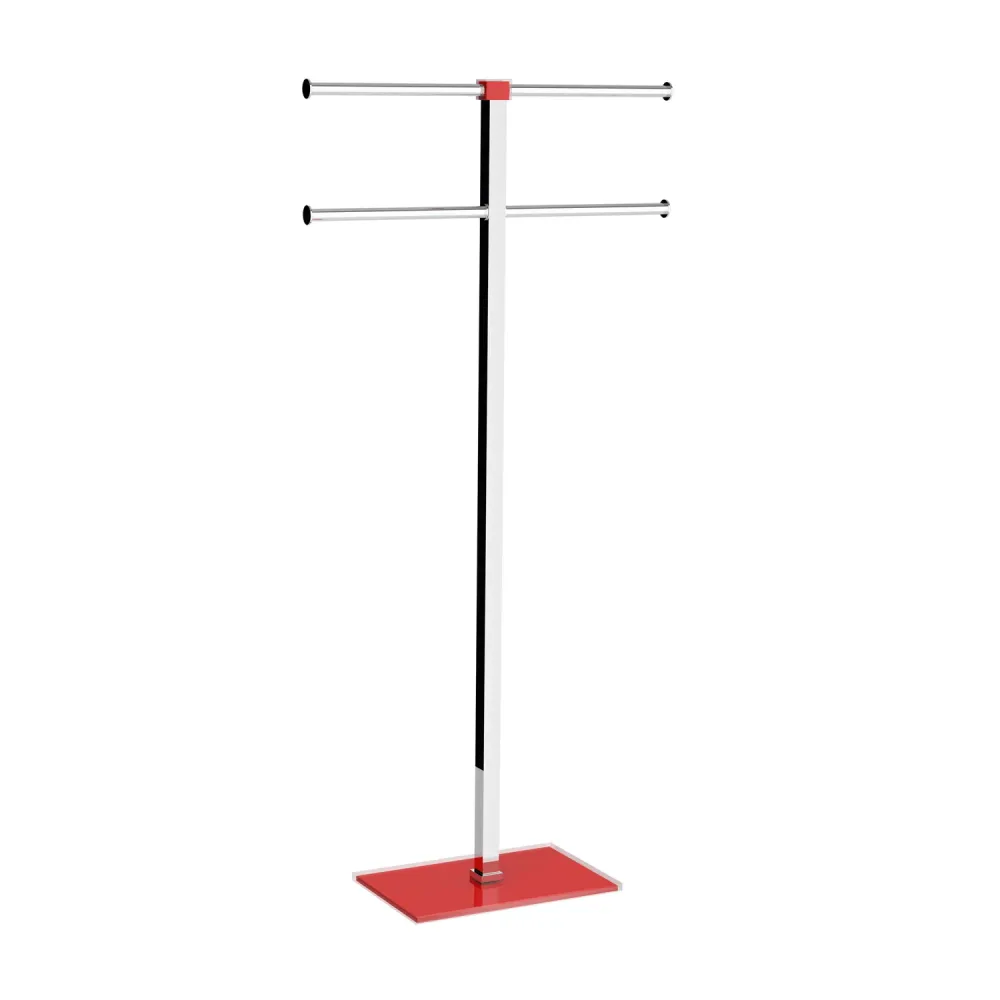 Piantana porta asciugamani Acciaio Inox Gedy di Irisado - Rosso