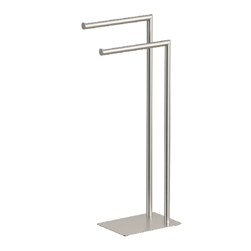 Piantana porta asciugamani e WC Poseidon acciaio inox AISI 304 spazzolato cromato