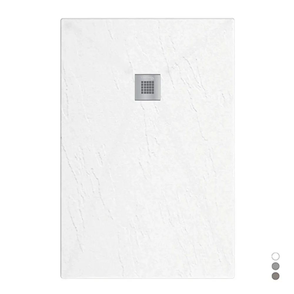 Piatto doccia mineralmarmo modello Estasi 70x140 cm bianco