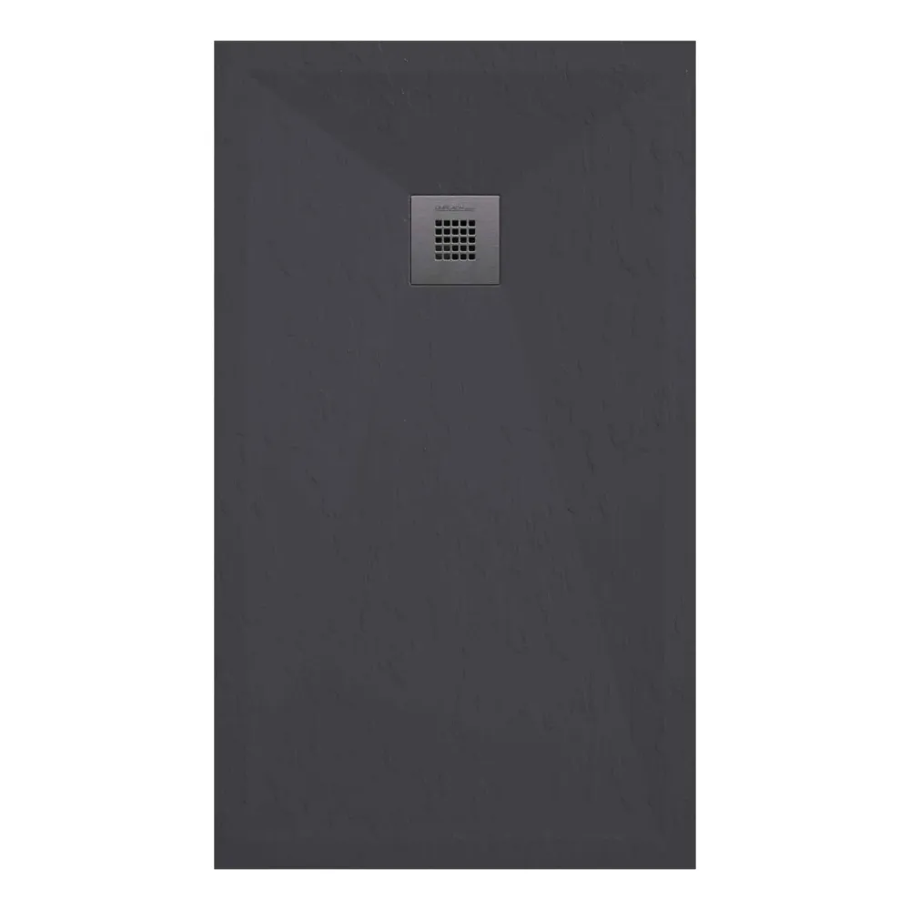 Piatto doccia resina modello Plus 70x140cm antracite ardesia
