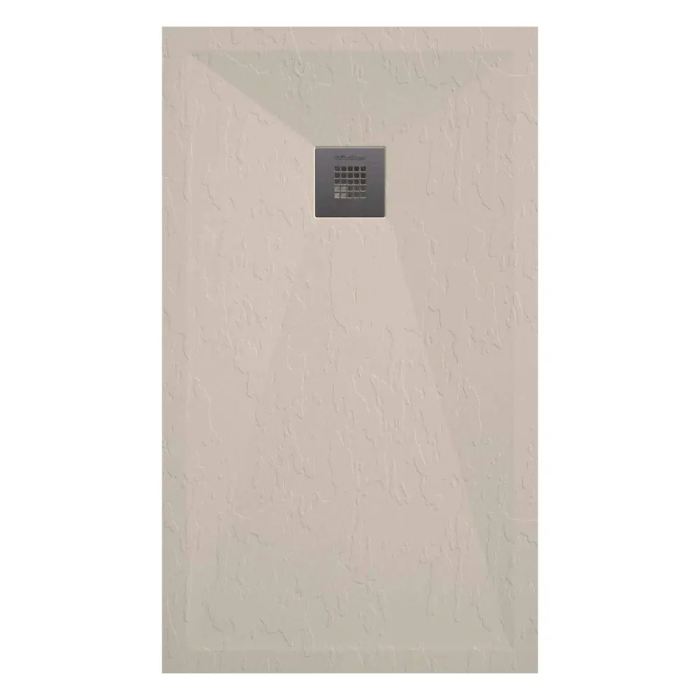 Piatto doccia resina modello Plus 80x110cm crema ardesia