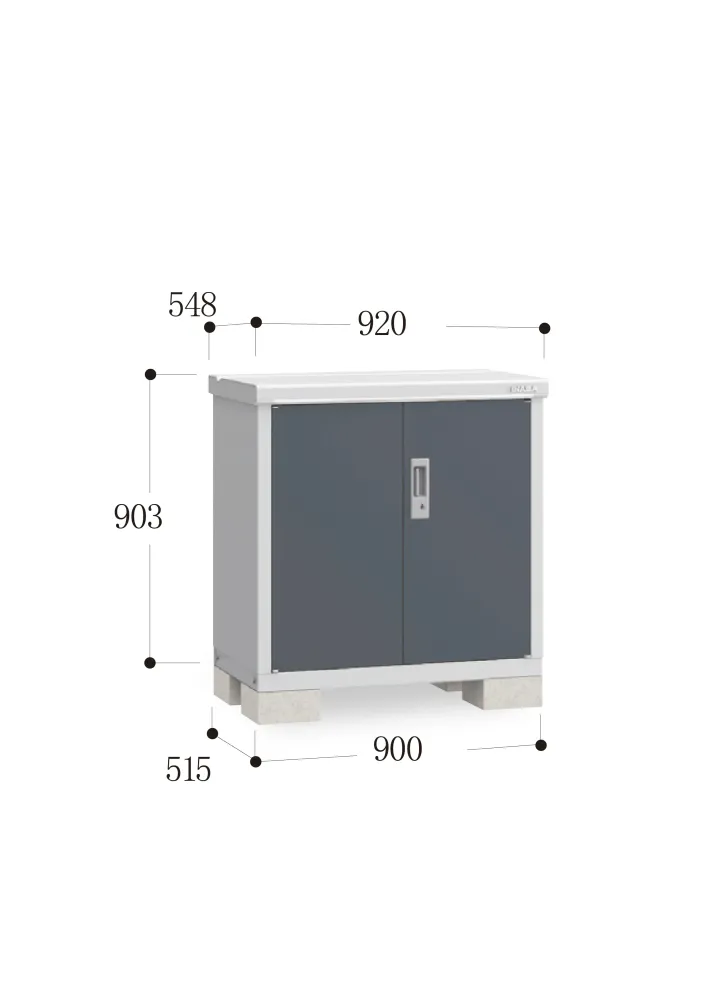 *Pre-order* Inaba Outdoor Storage BJX-095A (W920XD548XH903mm)0.455m3 con Sistema de Almacenaje