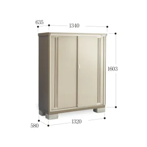 *Pre-order* Inaba Outdoor Storage Cabinets KMW-136D (W1340xD635xH1603mm) 1.364m3
