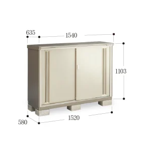 *Pre-order* Inaba Outdoor Storage Cabinets KMW-156B (W1540xD635xH1103mm) 1.079m3