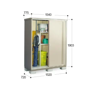 *Pre-order* Inaba Outdoor Storage Cabinets KMW-157E (W1540xD775xH1903mm) 2.271m3