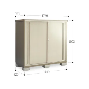 *Pre-order* Inaba Outdoor Storage Cabinets KMW-179D (W1760xD975xH1603mm) 2.751m3