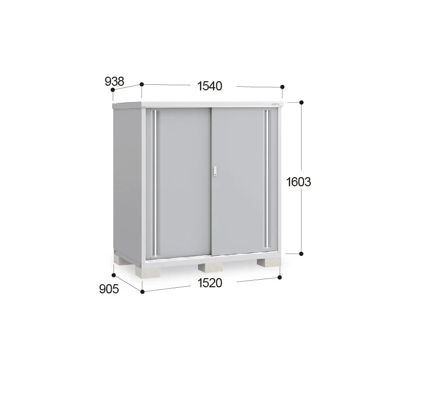 *Pre-order* Inaba Outdoor Storage MJX-159D (W1540xD938xH1603mm) 2.316m3