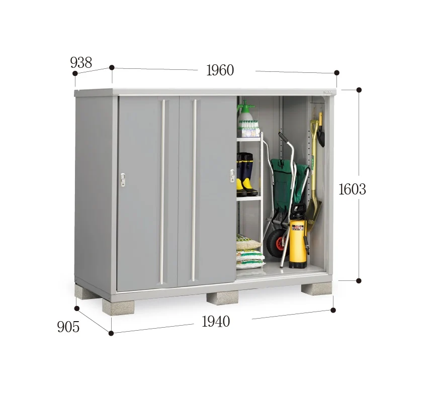 *Pre-order* Inaba Outdoor Storage MJX-199D (W1960xD938xH1603mm) 2.947m3