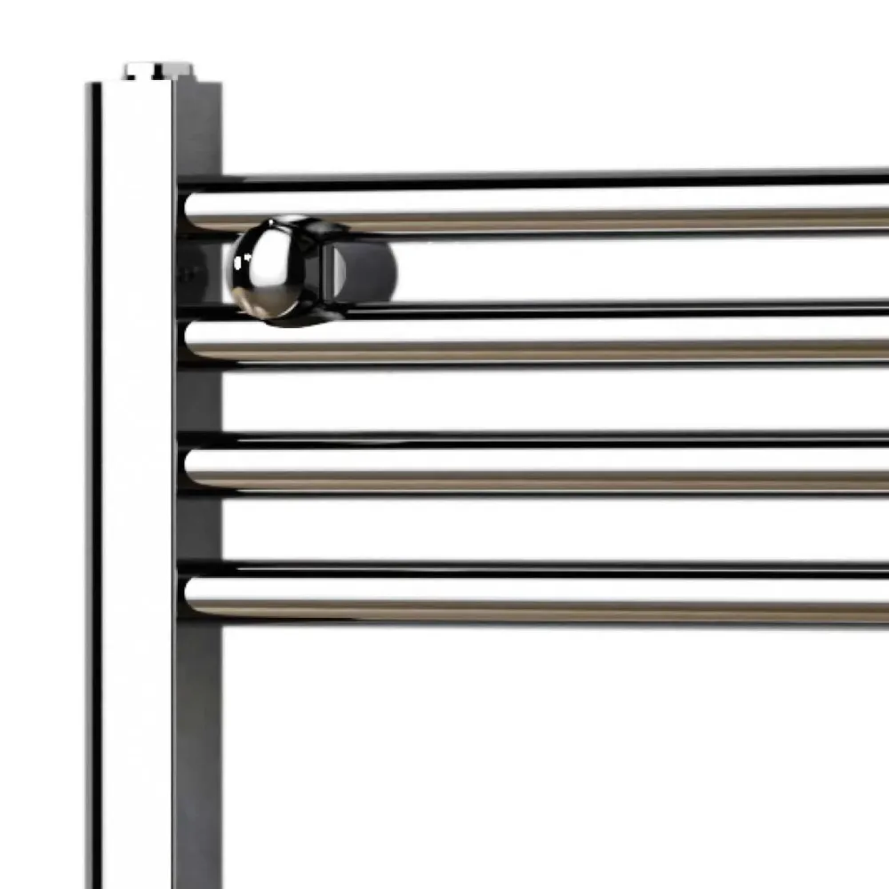 Termoarredo scaldasalviette da bagno idraulico 1510x500 mm interasse 450 mm acciaio Cromato