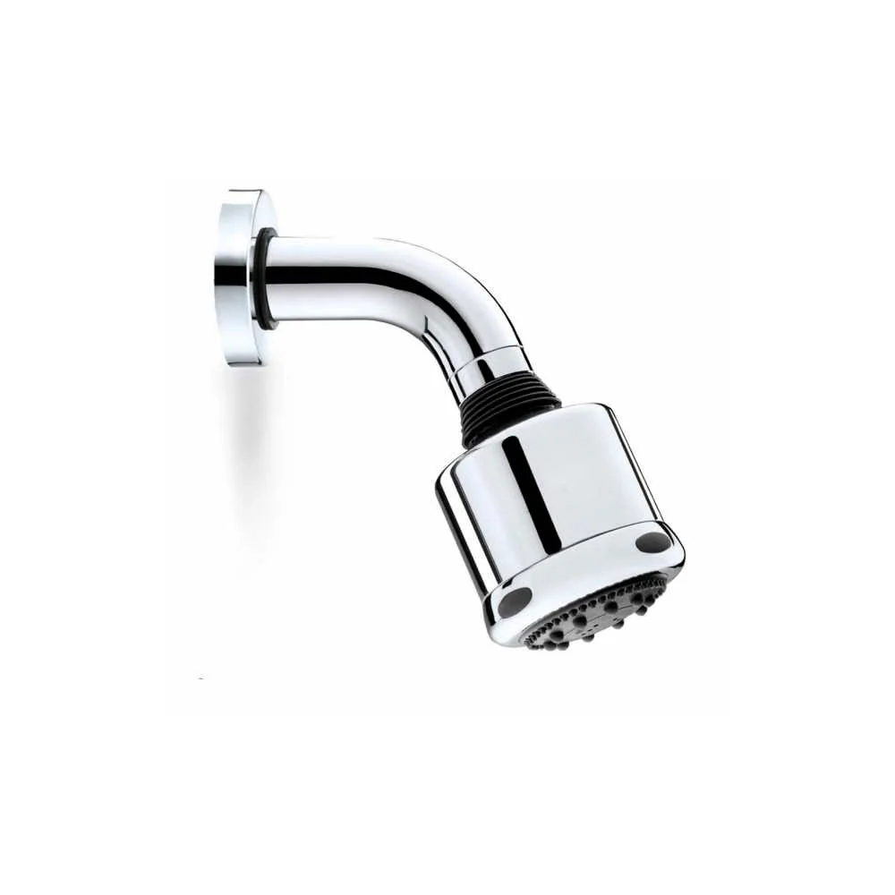 Bossini Reciente soffione doccia con braccio 1/2 '' MM cromo satinato