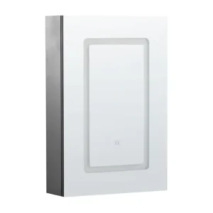 Mueble de baño LED negro con espejo 40 x 60 cm CONDOR para Viaje