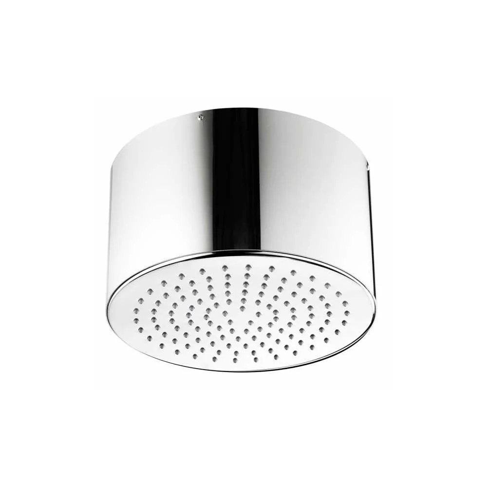 Soffione doccia tondo soffitto Bossini Oki acciaio inox diametro 25 cm