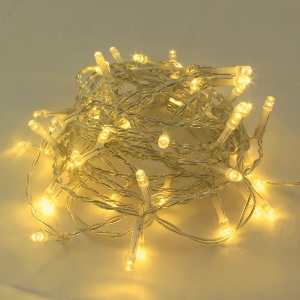 204600017 5m GUIRNALDA 50 LED TRANSPARENTE CALIDA