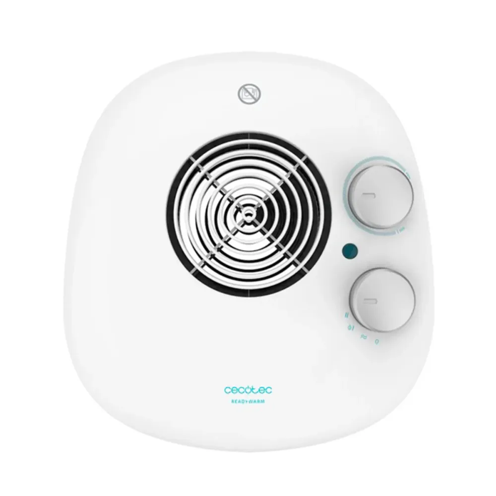 Calefactor eléctrico de baño Ceoctec ReadyWarm 9800 Force Horizon 2000W blanco | Fácil Instalación | Sin Taladro