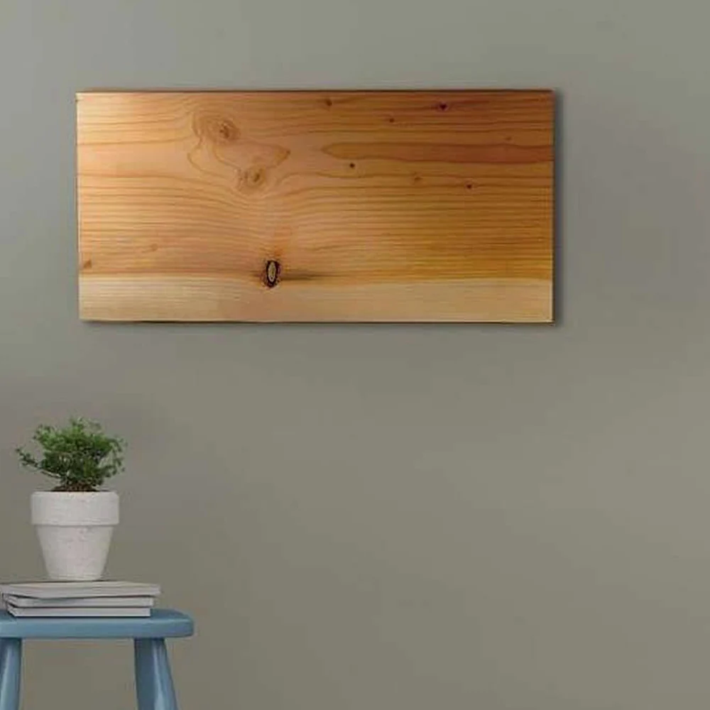 Calentador de toallas eléctrico modelo Xilo horizontal 500 Watt serie madera con porta toallas cm 80x8x40h Hom Acogedor pa...