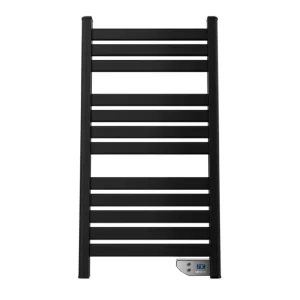 Cecotec Radiador Toallero Eléctrico Bajo Consumo ReadyWarm 9000 Twin Towel Carbón. Calienta Toallas 500W Pantalla LED Temp...