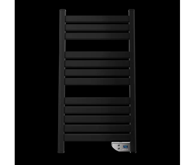 Cecotec Radiador Toallero Eléctrico Bajo Consumo ReadyWarm 9000 Twin Towel Carbón. Calienta Toallas 500W Pantalla LED Temp...