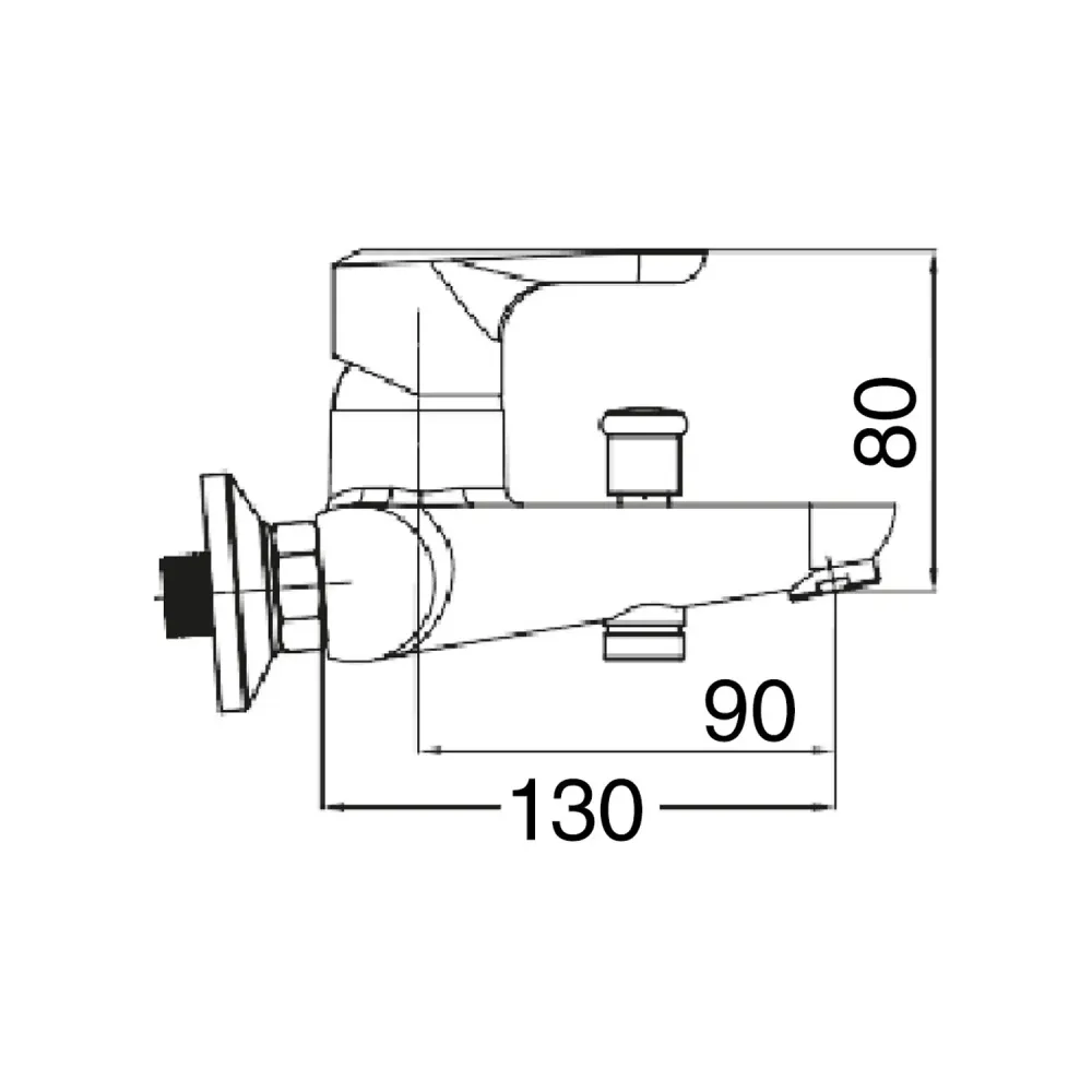 Colgador de Toallas Composizione di miscelatori per lavabo incasso, bidet e vasca Fire ottone cromato
