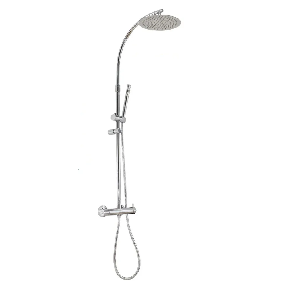 Colonna doccia 2,4cm ottone con soffione Chelsea e termostatico TM3C