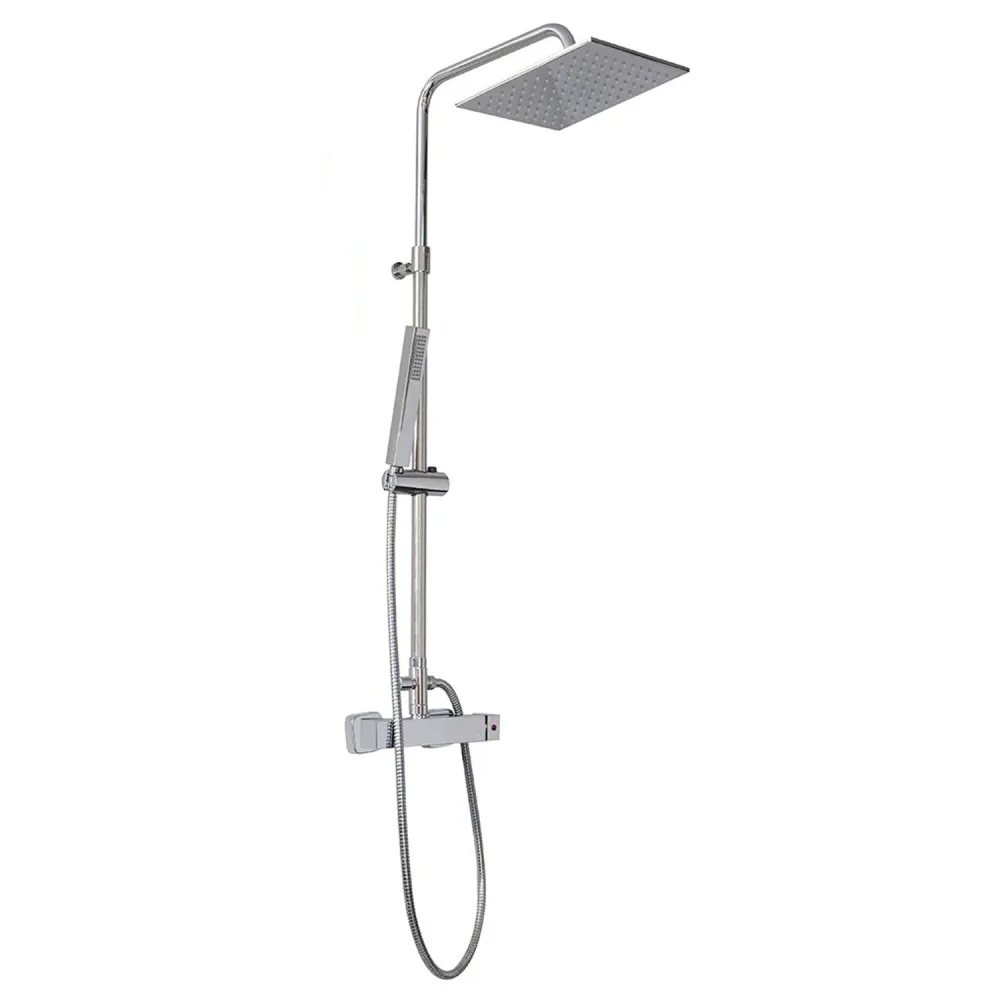 Colonna doccia C40 regolabile con termostatico TM3Q e soffione Calais