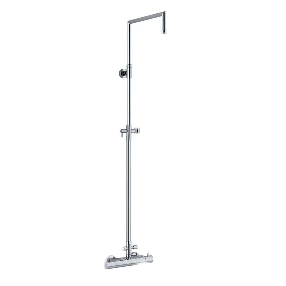 Colonna doccia tonda 2,4cm ottone con termostatico TM1B