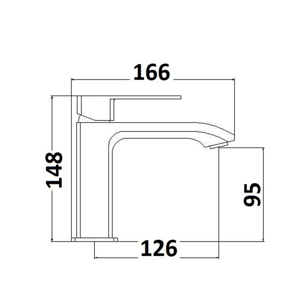Composizione di miscelatori per lavabo, bidet e vasca Fire ottone cromato en Acero Inoxidable