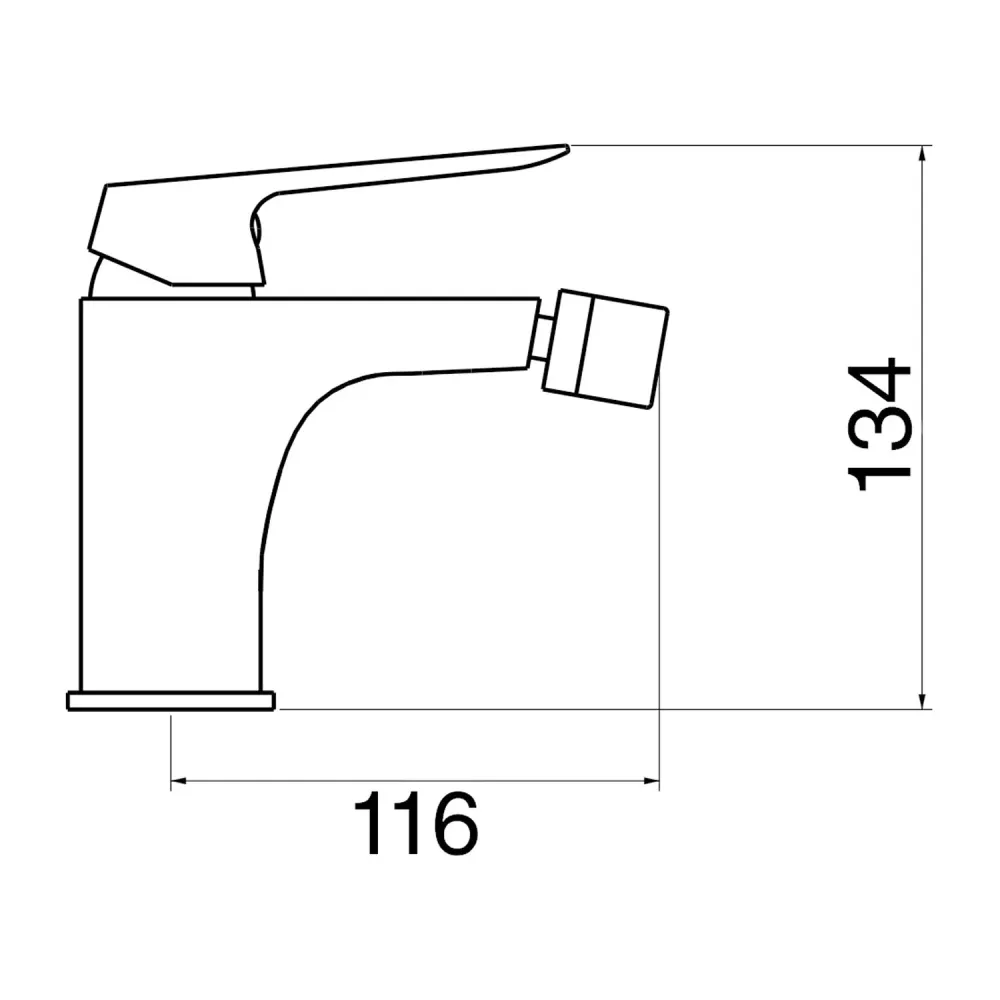 Coppia di miscelatori per lavabo incasso con cómodo box e bidet serie Echo ottone cromato