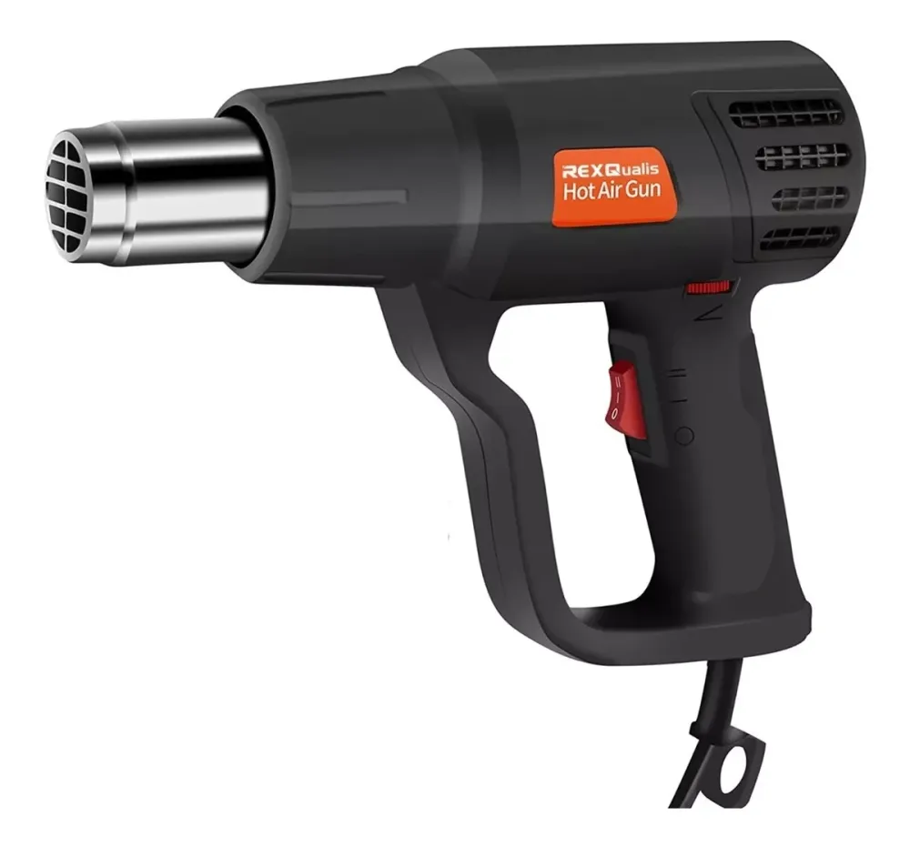 Dispensador de Jabón Pistola de Calor de 2000W Temperatura Regulable con 4 Boquillas