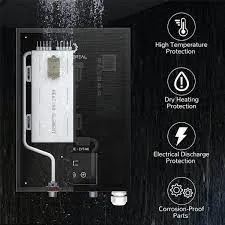 ELECTRIC TANKLESS WATER HEATER 14KW - ENDLESS ON-DEMAND TIBIO WATER - SELF MODULATES TO SAVE ENERGY USE - 1 SHOWER - EVT-14K