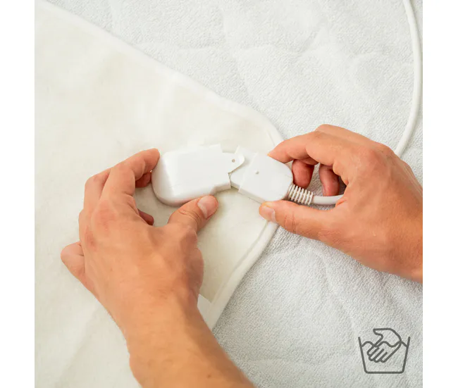 Estante de Ducha Calientacamas Eléctrico Individual Krewarm InnovaGoods 60 W 80 x 150 cm Blanco