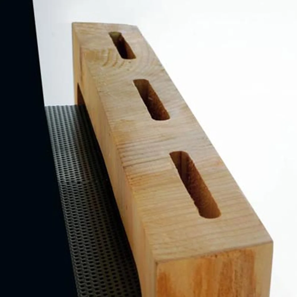 Gancho de Ducha Calienta toallas eléctrico modelo Xilo S 300 Watt serie madera cm 26x8x147,5h Hom Acogedor