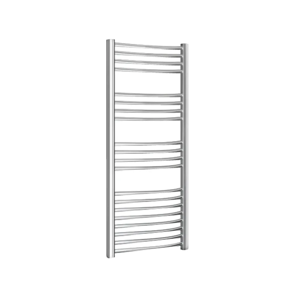 Gancho de Ducha Versione outlet - Termoarredo bagno linea Kalura cromato curvo h. 1500 - Interasse 400 mm