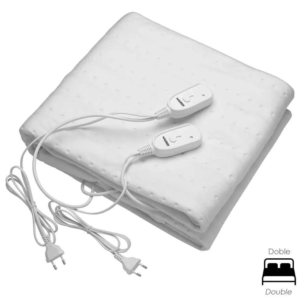 Jabonera de Pared Calientacamas Cama Doblr 160 x 140 cm. 3 Niveles De Temperatura. Lavable