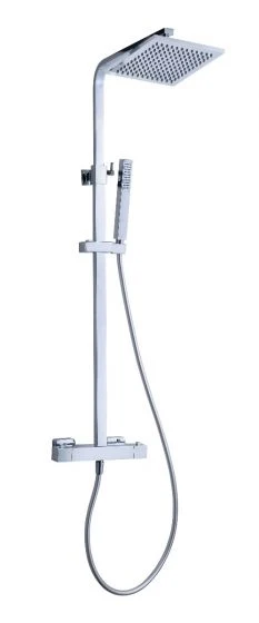 Jabonera de Pared Shower Rail Termostatica Cromado - Aqualia Alaro