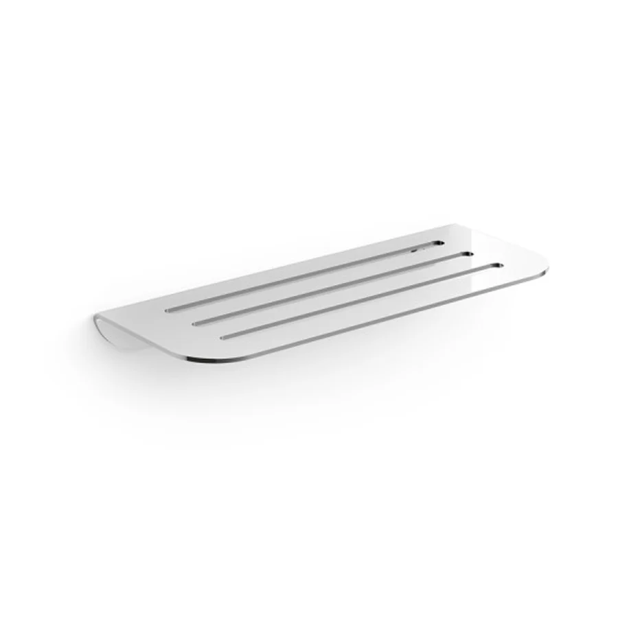Mensola doccia acciaio inox Lucido Lineabeta collezione Roersa da cm 30