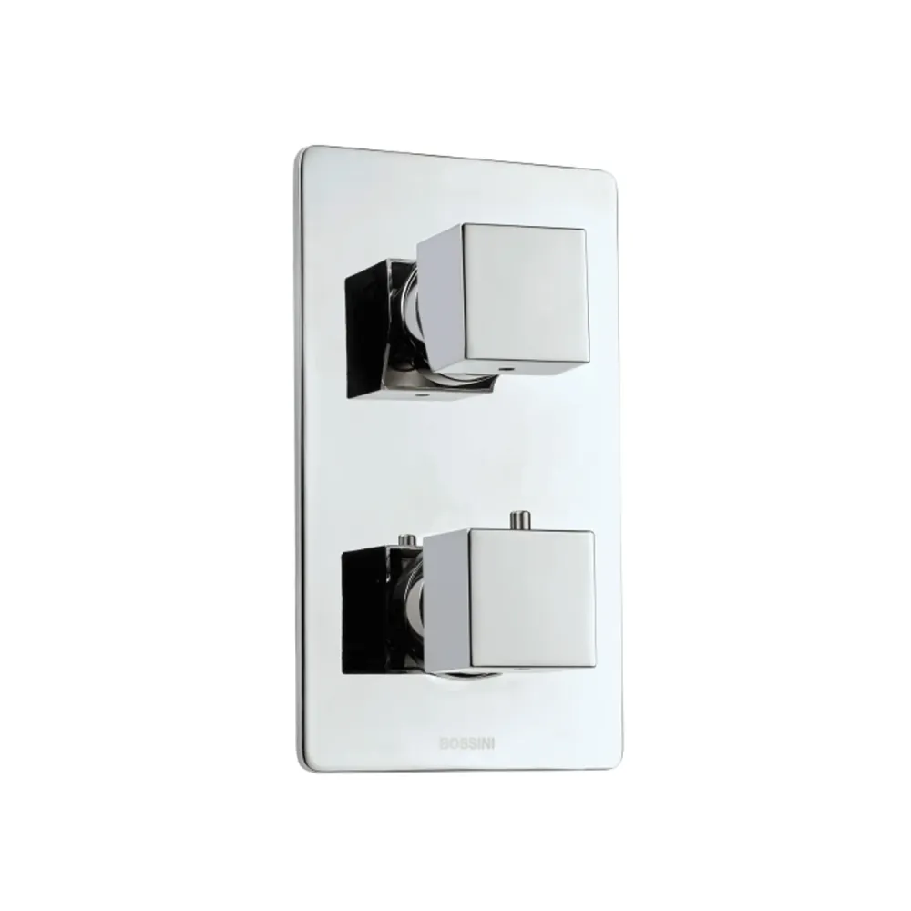 Miscelatore termostatico doccia 5 uscite ottone cromato con incasso Bossini Cube