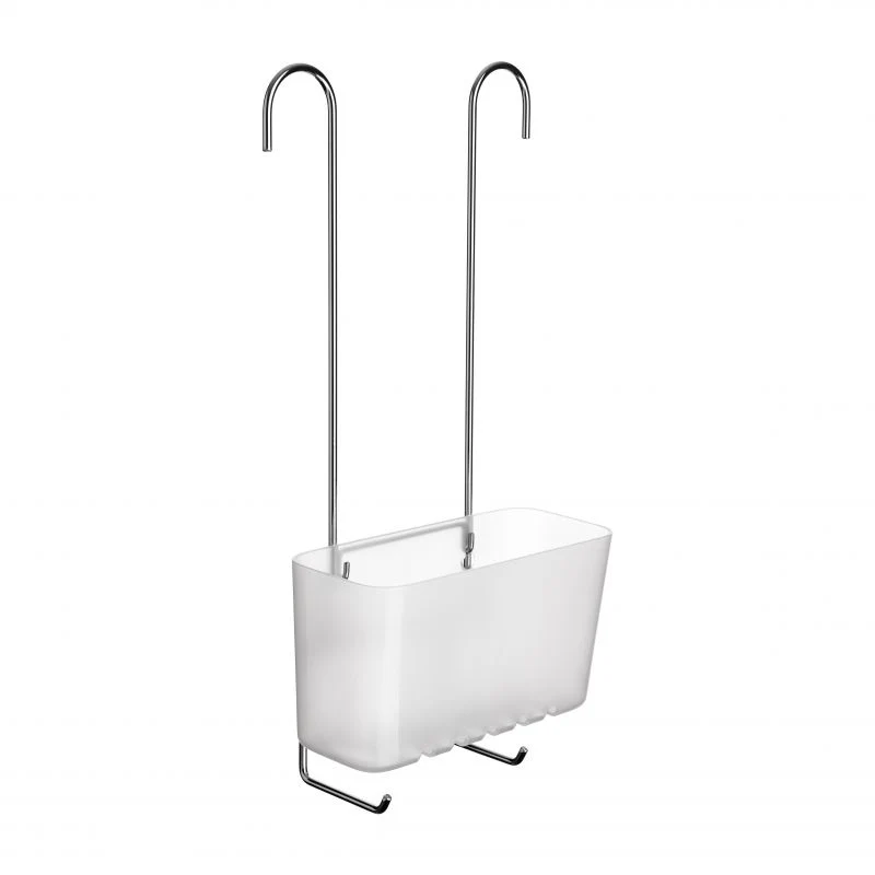 PANIER DE DOUCHE ÚNICO GLACÉ - Inox Sans Perçage avec Crochets