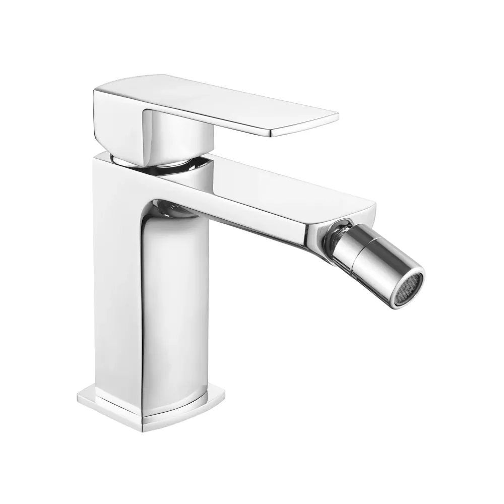 Portarrollos de Toilet Composizione di miscelatori per lavabo elevado, bidet e doccia 2 vie serie Fire ottone cromato