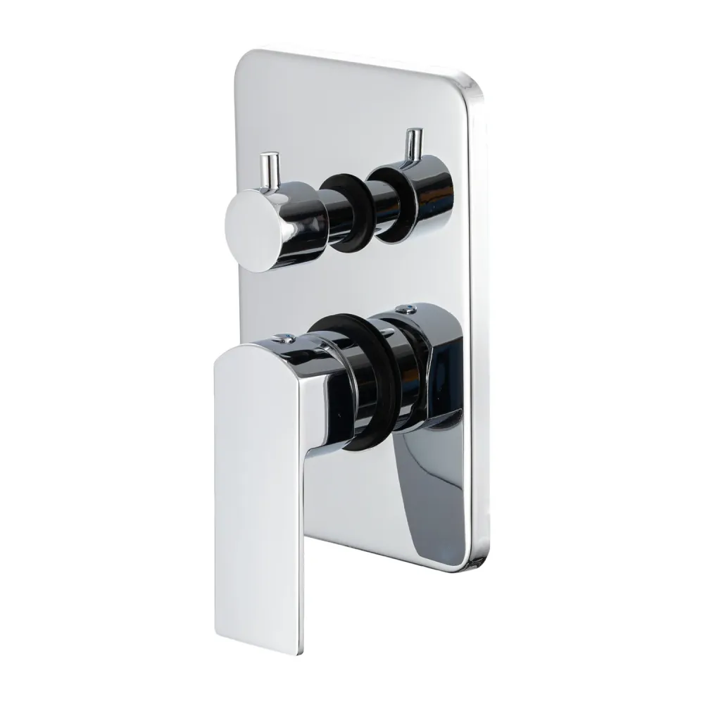 Portarrollos de Toilet Composizione di miscelatori per lavabo elevado, bidet e doccia 2 vie serie Fire ottone cromato