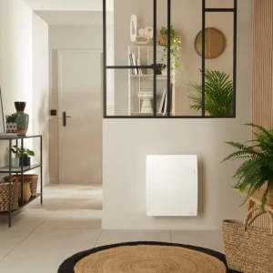 Radiateur électrique AGILIA 4 connecté 1500W - chaleur douce blanc - Atlantic 503124