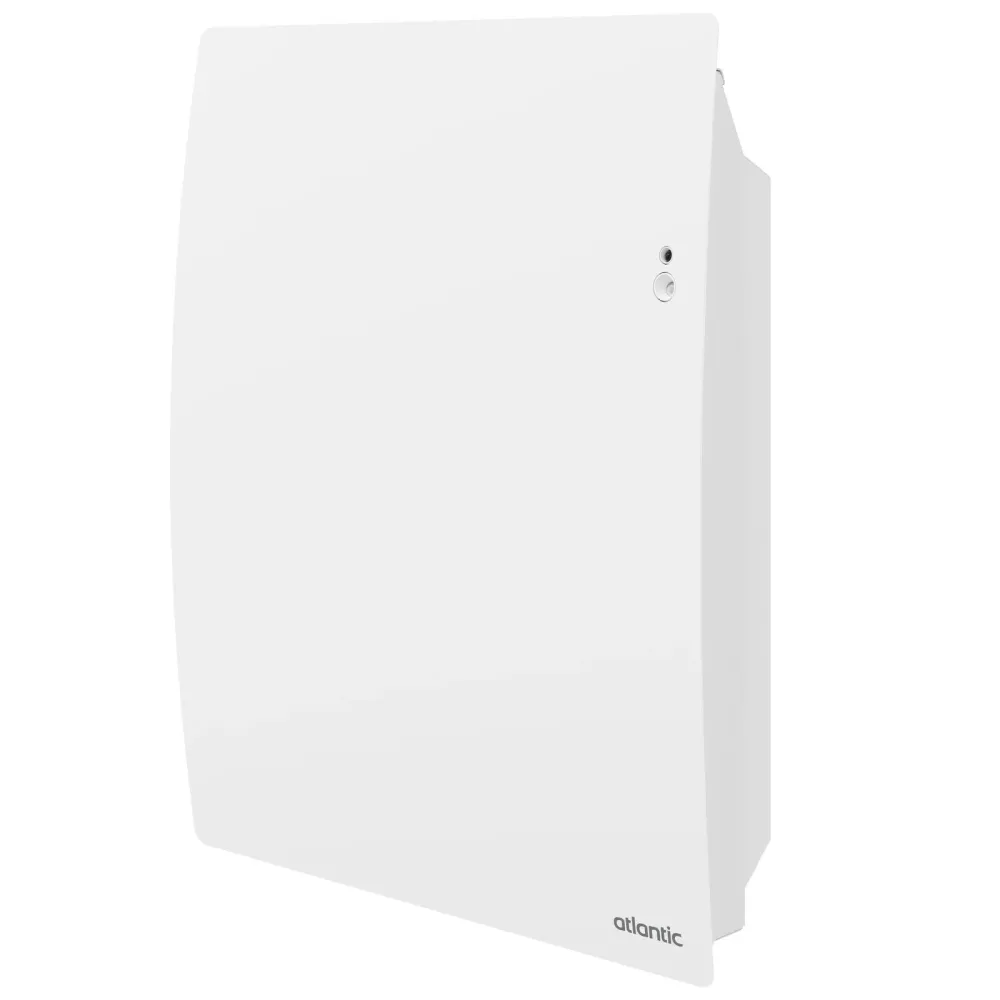 Radiateur électrique AGILIA 4 connecté 500W - chaleur douce blanc - Atlantic 503119