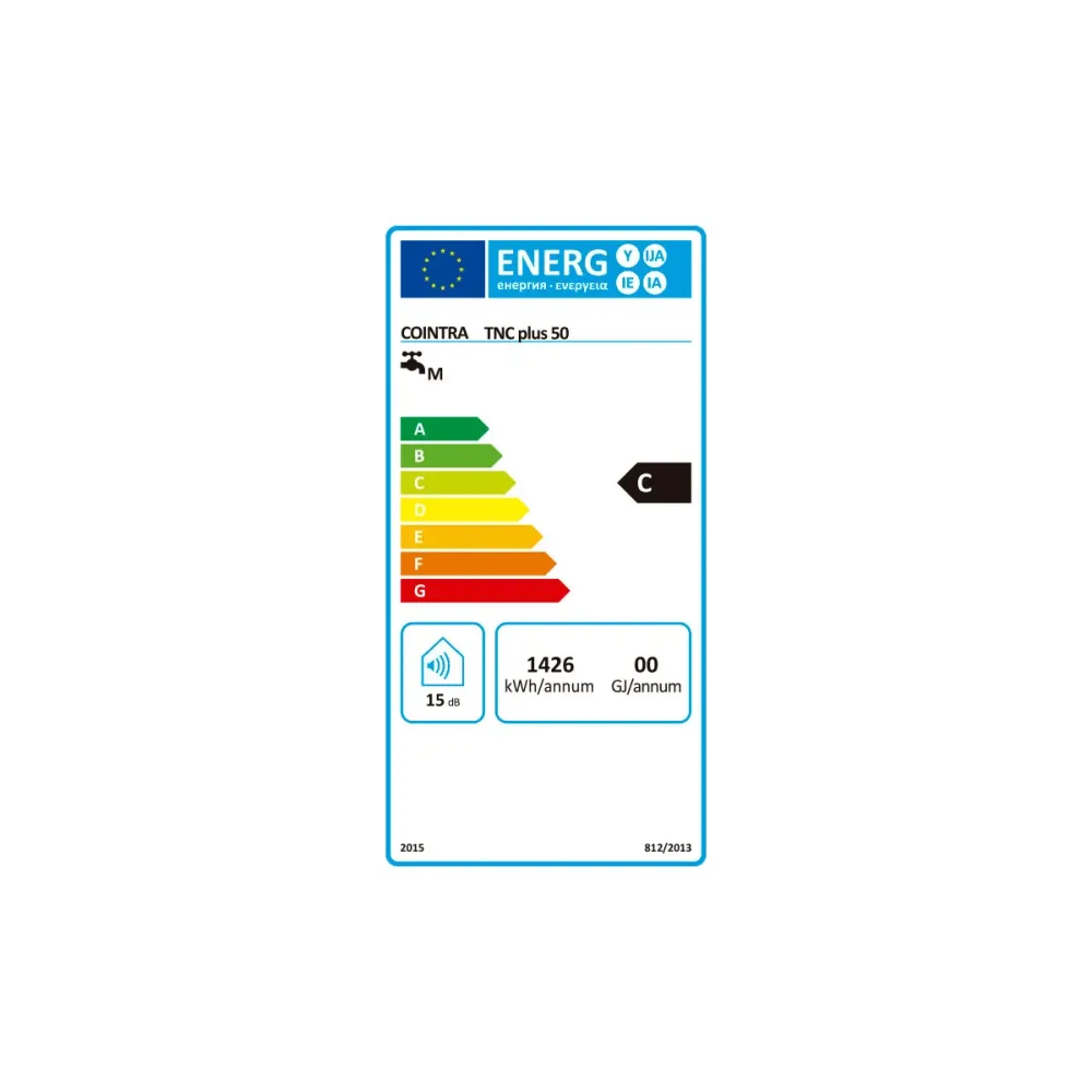 Termo eléctrico Cointra TNC Plus 50 S 46,5L 1500W termostato regulable C blanco
