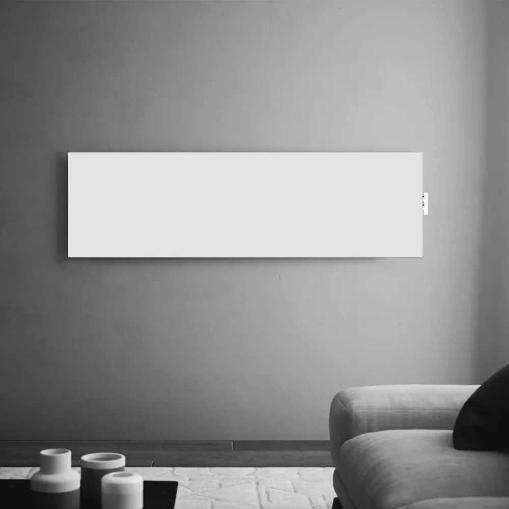 Termoarredo idraulico piastra orizzontale 585x2000 mm interasse 50 mm modello TermoCrea Bianco