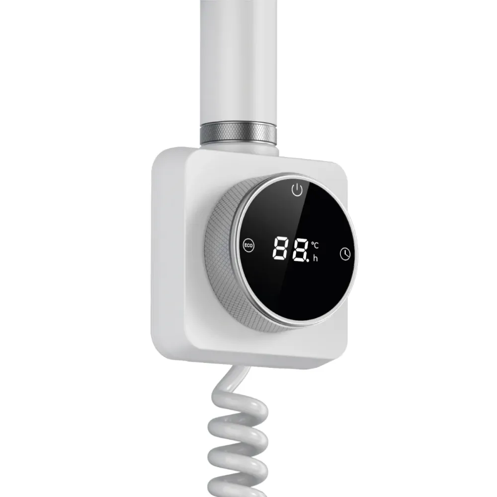 Termoarredo scaldasalviette da bagno elettrico con Termostato Digitale 700x400 con potenza di 300 Watt Collezione vialis N...