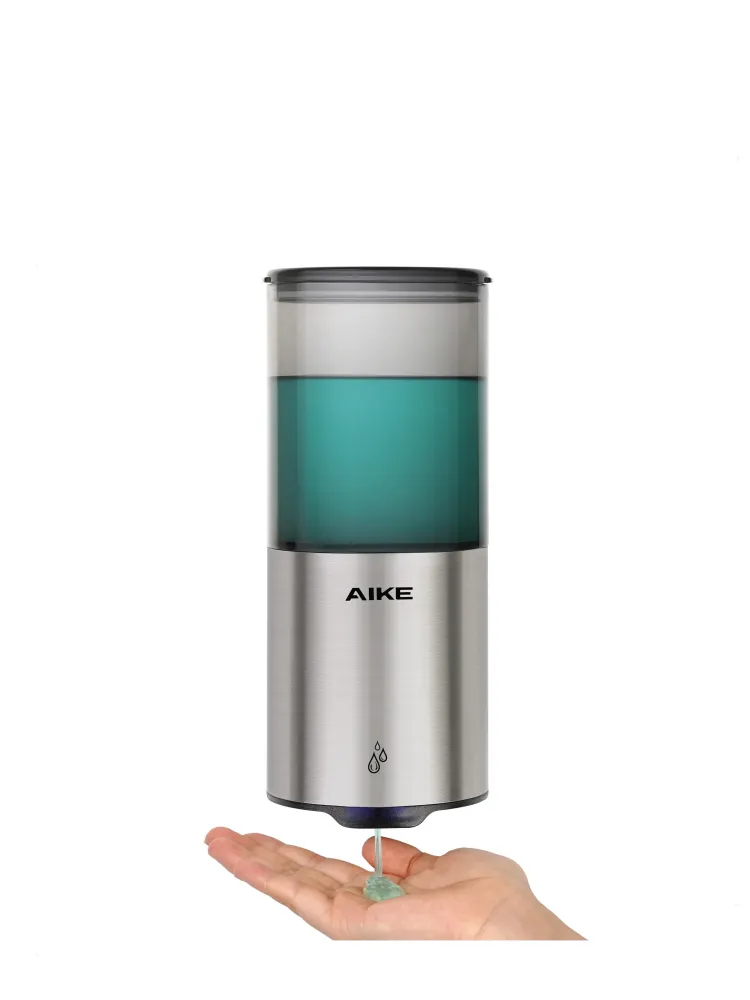 AIKE Dispensador automático de jabón de cocina recargable 17 onzas líquidas, AK1335 Brushed