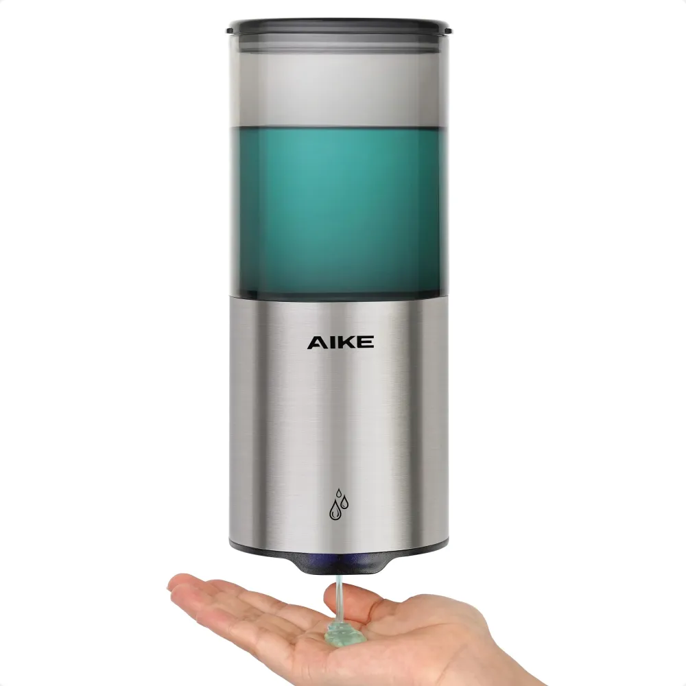 AIKE Dispensador automático de jabón de cocina recargable 17 onzas líquidas, AK1335 Brushed