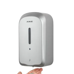 AIKE Dispensador automático de jabón líquido ajustable de 5 velocidades, 27 onzas líquidas, AK1205 Pulido