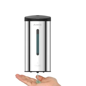 AIKE Dispensador automático de jabón líquido ajustable de 5 velocidades, 27 onzas líquidas, AK1205 Pulido